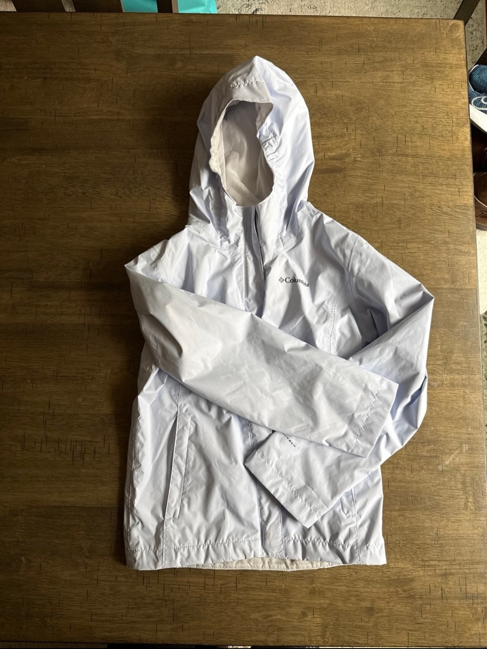 Columbia Kids' Hooded Rain Jacket — Light Lavender